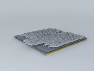 7Th SketchyDestruction meteor attack destruction part  Free 3D model