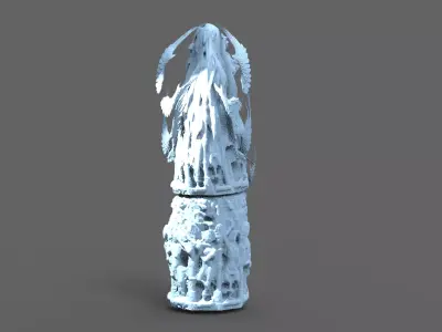 Dantes Elder Obelisk stone  3D model