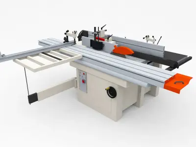 Sicar C400 Table Saw Combination Machine 3D model