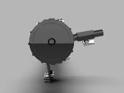 Roof Rack Water Tank for Off-Road Vehicles Low-poly 3D model