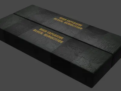 Free Explosive Pack - IED  Free 3D model