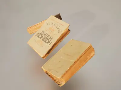 Old Soviet Book - Jack London Collection Low-poly 3D model
