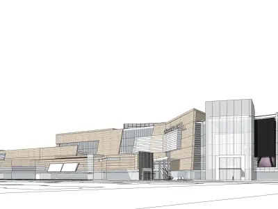 Sketchup Shopping Center 235 3D model