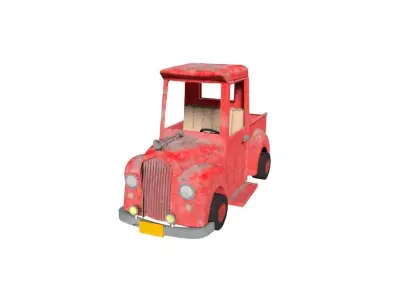 Realistic Cargo Truck 3D Model  Game Ready 3D model