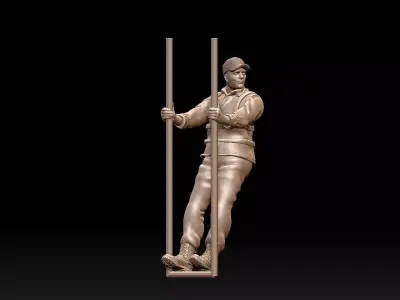 staff railroad 3D print model purchase
