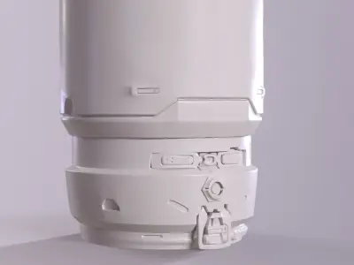 BarrelScifi container 3D model