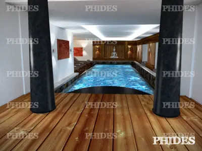 Swimming pool 3D model purchase
