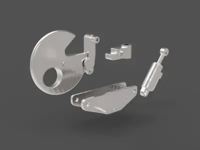 Tow hook 3D print model