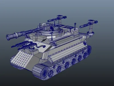 Tank war 3D model
