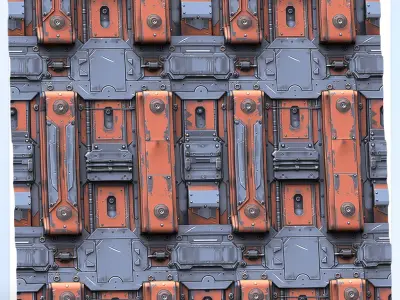 Sci-FI Seamless Texture Texture 29