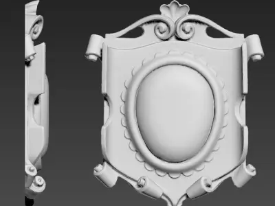 reliefs plaster patterns decorations Free 3D model