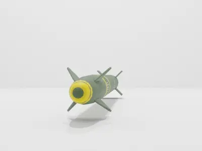Missile Low-poly 3D model