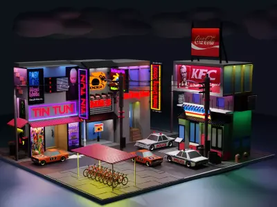 Chinese city 3D model