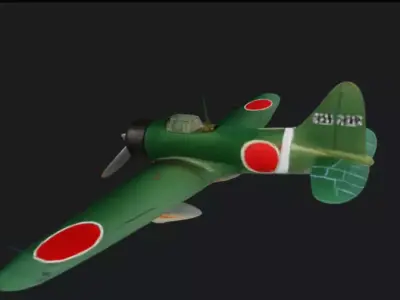 Aichi D3A1 Val 3D Model 3D model