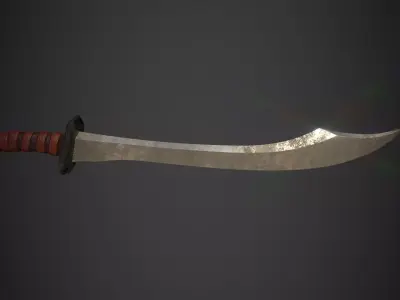 Stylized Sword Game Ready 3D Model 3D model