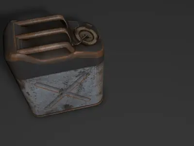 Jerrycan  Low-poly 3D model