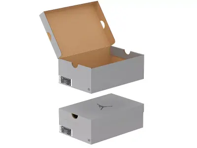 Jordan Box PBR 02 Low-poly 3D model