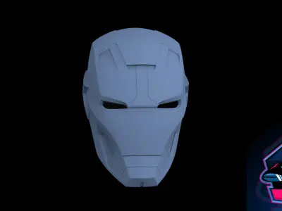 IRONMAN MK43 HELMET READY TO 3D PRINT 3D model