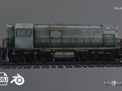 Locomotive 3D model