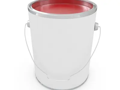 Bucket of Paint 3D model
