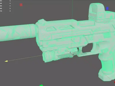Pistol 3D model order