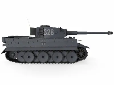 Panzer PzKpfw VI Tiger I 3D model