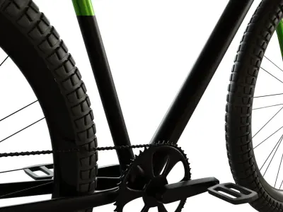 Cyclocross Bike 3D model purchase