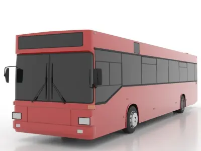MAN 791 SL222 Low Low-poly 3D model