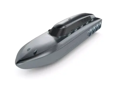 Iceboat 3D model buy
