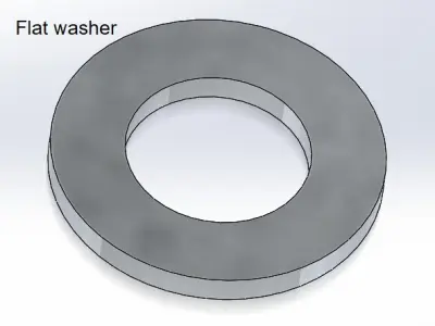 Carriage bolt  set 3D model