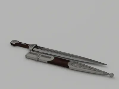 Dagger 1 sword 3D model