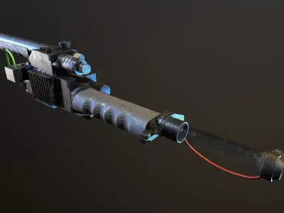 Proton Gun Ghostbusters 3D model
