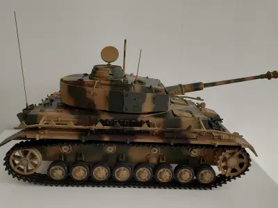 PANZER IV RC 1 - 10 Panzerbefehlswagen IV Ausf J 3D print model
