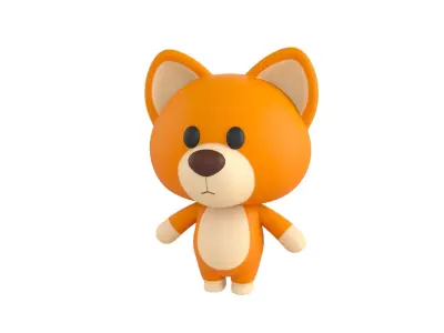 Character016 Dog 3D model