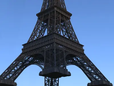 Eiffel tower  3D model