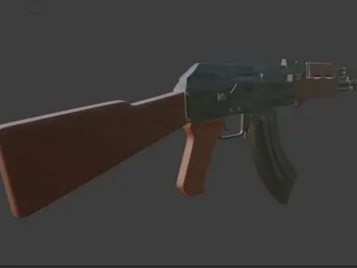 AK-47 ak - rifle Free 3D model purchase