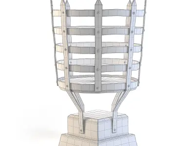 Standing Candle Holder 3D model purchase