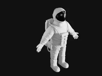 Astronaut 3D model 2
