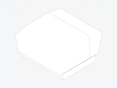 Furniture - Seating - Contemporary - Blume - Extension Low-poly 3D model