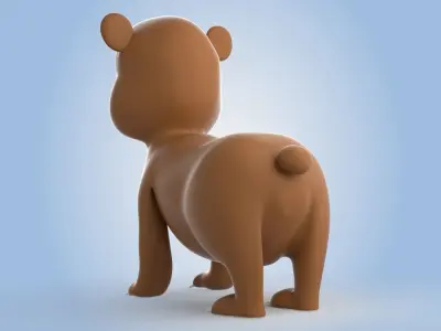 Cartoon Bear 3D model