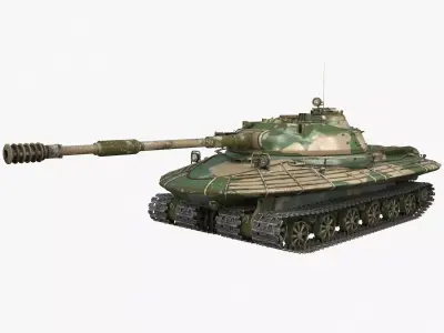 Tank Object 279 Vray 3D model