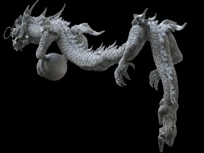 OrientalDragon 3DAnimation  purchase 3D model