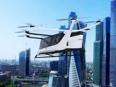 Hydrogen powered Air Bus with Interior 3D model