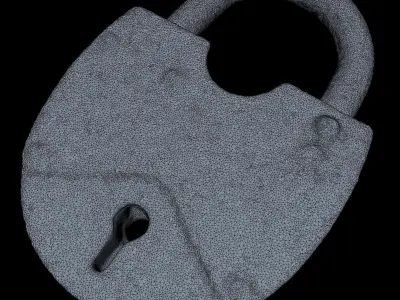 Lock High Poly 3D model