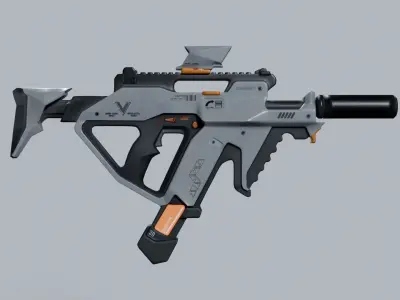 Assault Rifle-V 3D model