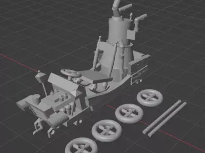wacky races look like - the arkansas chuggabug 3D print model