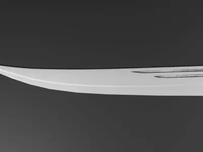 Sowrd-10 Low-poly 3D model