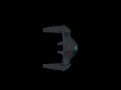31 Science Destroyer Low-poly 3D model