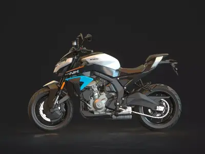 Base model CF Moto 675 NK 2026 3D model