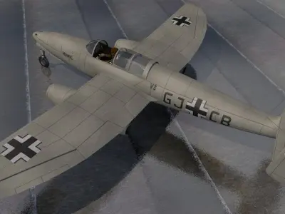 Heinkel He-280A 3D model